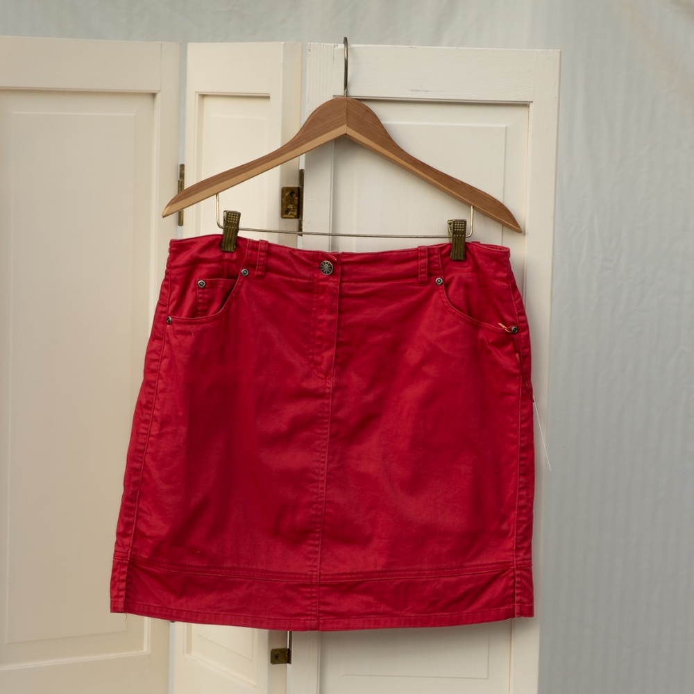 Red Mini Skort